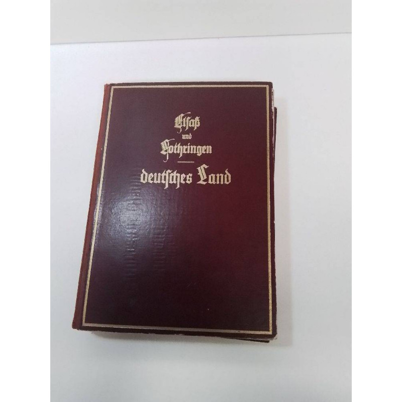 LIVRE ANCIEN ALSACE LORRAINE ALLEMAND 