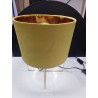 LAMPE A POSER ABAT JOUR JAUNE 
