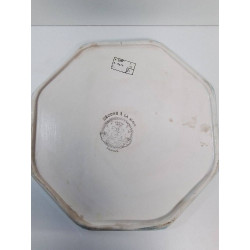 PLATEAU OCTOGONAL EMAUX DE LONGWY