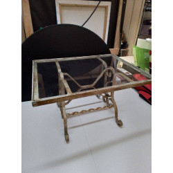 BOUT DE CANAPÉ FER FORGÉ ET...