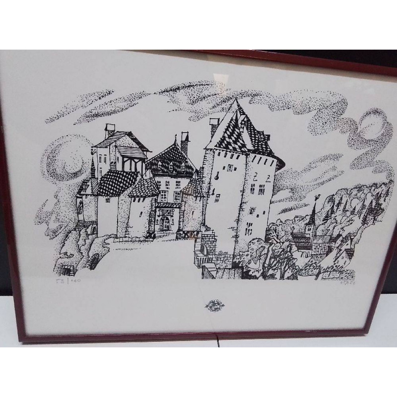 LITHOGRAPHIE BOURGLINSTER LUXEMBOURG 