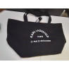 SAC CABAS TISSU NOIR KARL LAGERFELD 