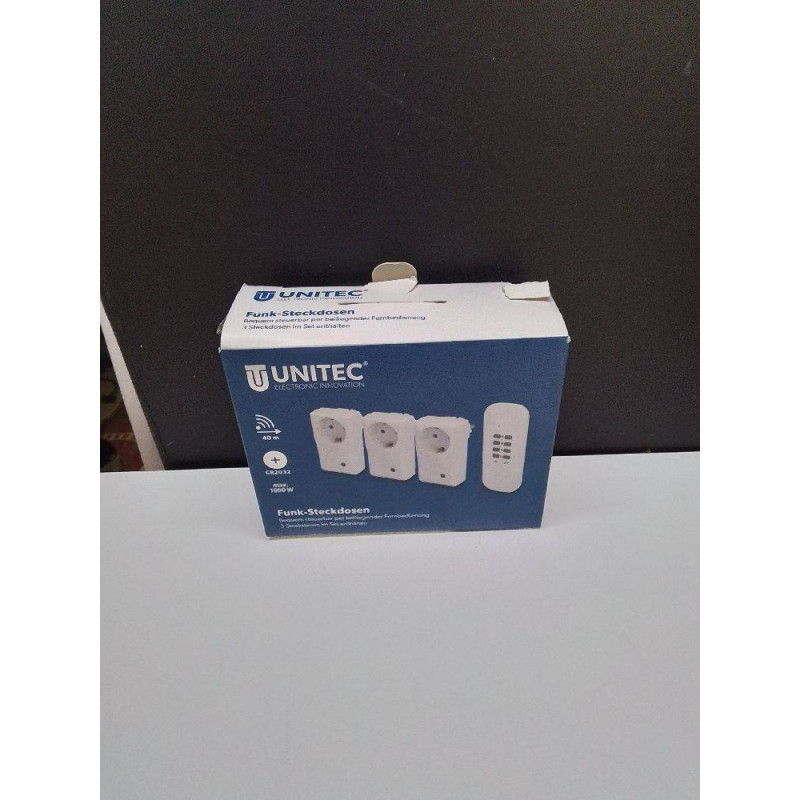 LOT DE PRISES TELECOMMANDEES UNITEC