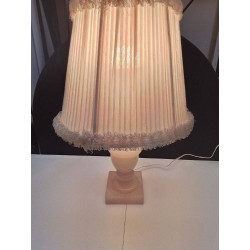 LAMPE A POSER ALBATRE ROSE