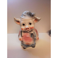 TIRELIRE PORCELAINE COCHON