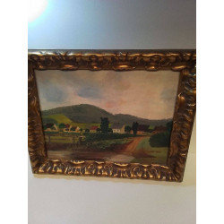 HST SIGNÉE ENCADREMENT DORÉ...