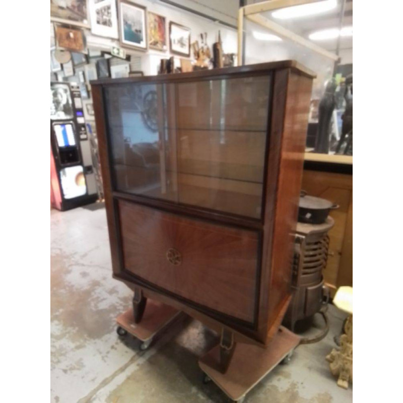 VITRINE BAR ART DECO 2 PORTES 