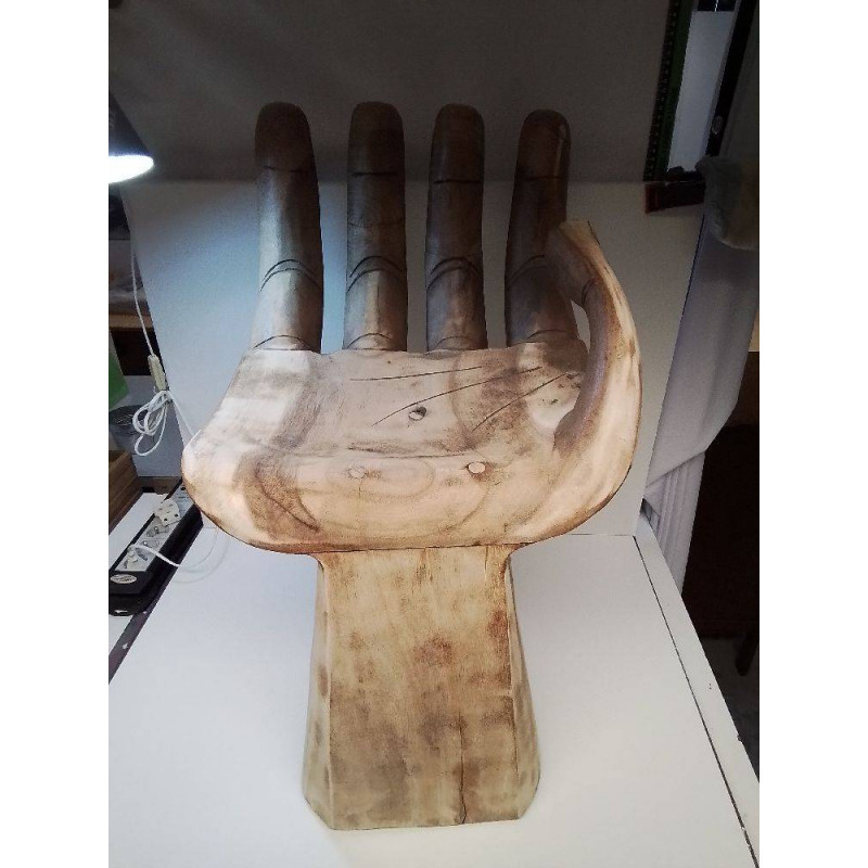 SIÈGE MAIN BOIS MASSIF