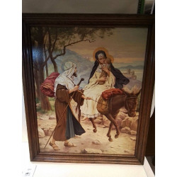 HUILE SUR TOILE ANCIENNE...