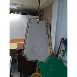 SUSPENSION METAL ET VERRE 