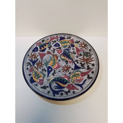 PLAT CÉRAMIQUE PEINTE...