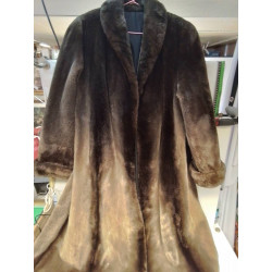 MANTEAU FOURRURE BRUN (...