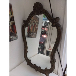 MIROIR ANCIEN SCULPTÉ 