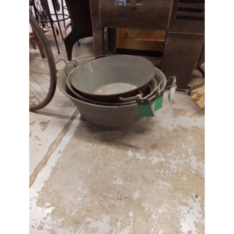 BASSINE GALVA LA PIECE