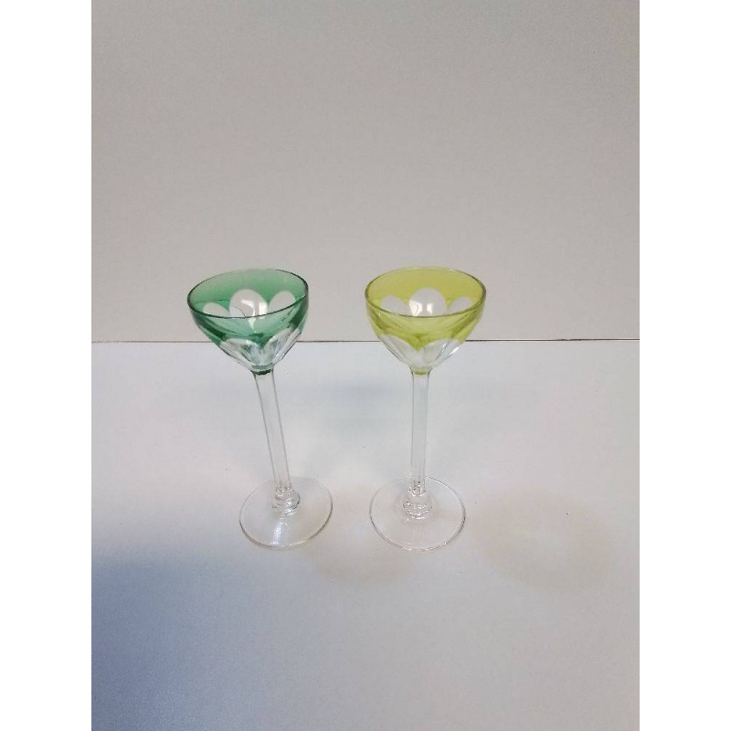 VERRE A DIGESTIF COLORÉ LA PIECE 