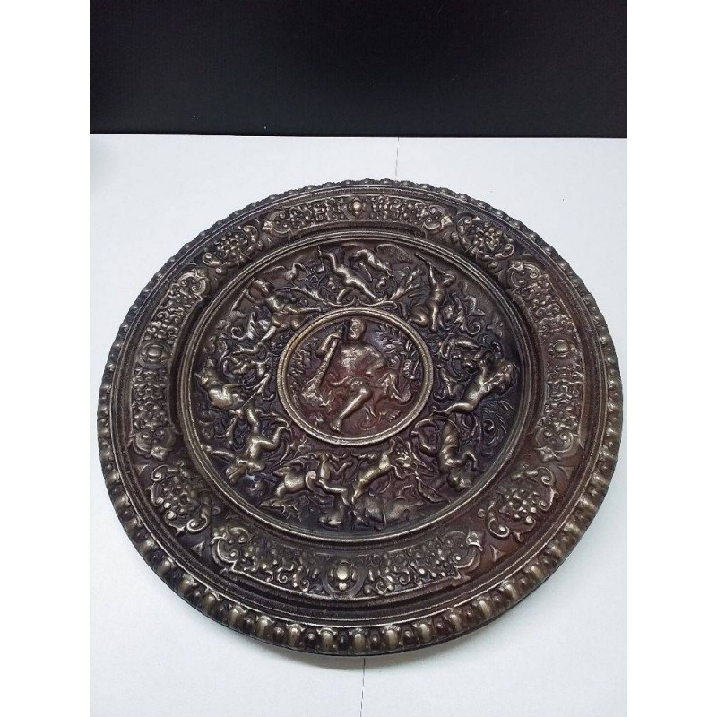 DÉCORATION ASSIETE BRONZE 