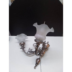 APPLIQUE METAL 2 FEUX 