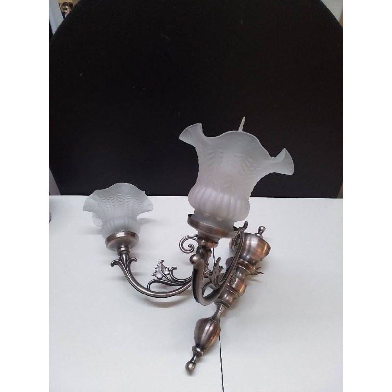 APPLIQUE METAL 2 FEUX 