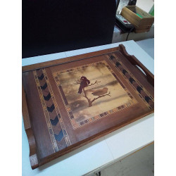 PLATEAU MARQUETERIE 