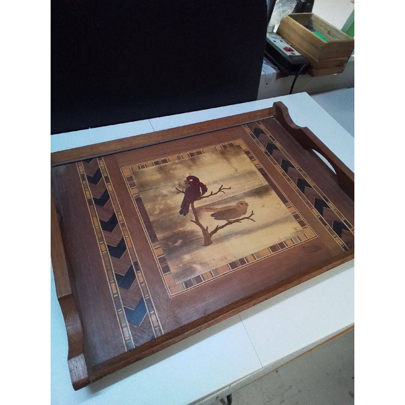 PLATEAU MARQUETERIE 
