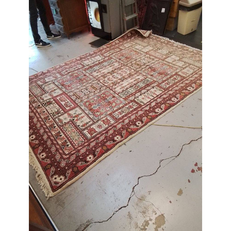 TAPIS TON ROSE 290X200