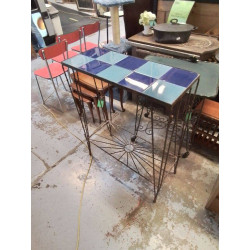 SELLETTE FER FORGÉ CARRELÉE GM