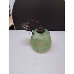 SUSPENSION VINTAGE GLOBE VERT