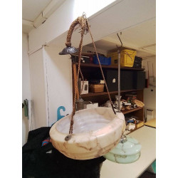 SUSPENSION VINTAGE CORDE ET...