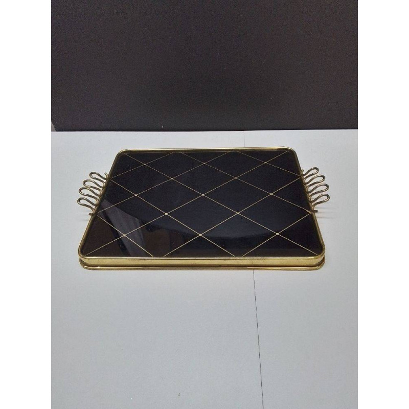 DESSOUS DE PLAT METAL ET VERRE 