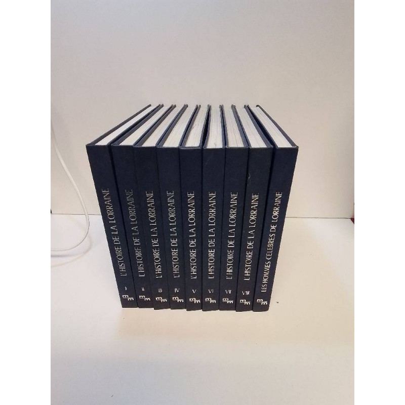 SERIE DE LIVRES HISTOIRE DE LA LORRAINE 