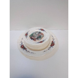 LOT D’ASSIETTES SARREGUEMINES 