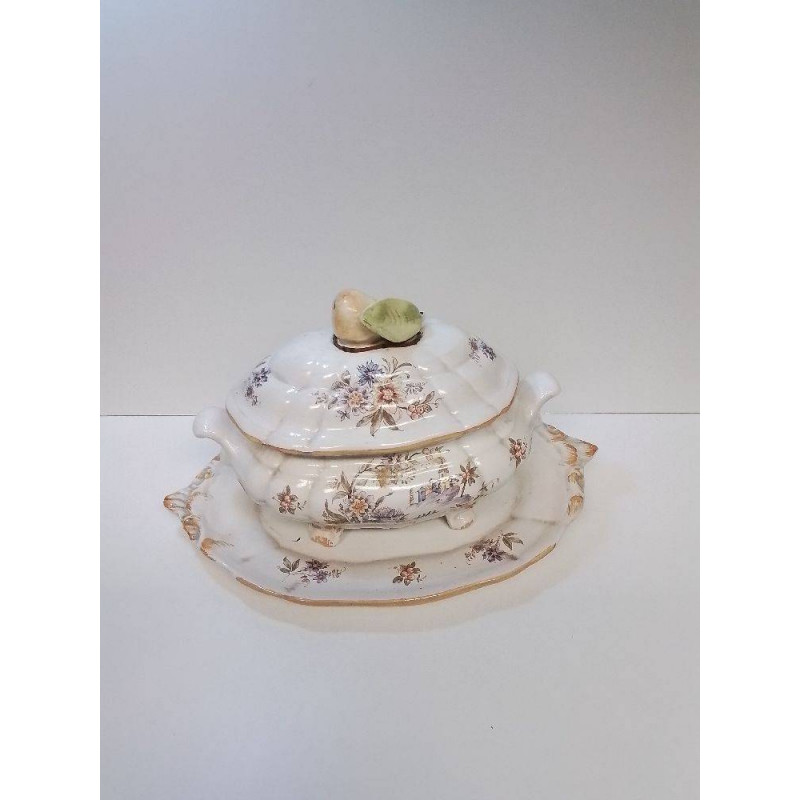 SOUPIERE + PLAT FAÏENCE 