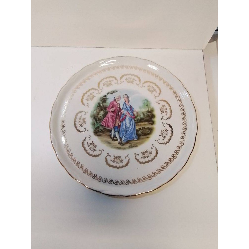 PLAT A TARTE PORCELAINE 