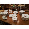 SERVICE PORCELAINE DECOR ROMANTIQUE 