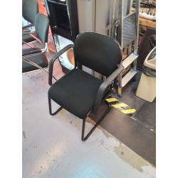FAUTEUIL VISITEUR NOIR