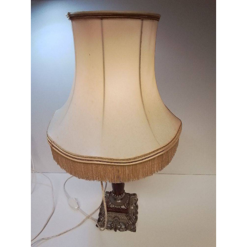 LAMPE A POSER METAL MARBRE
