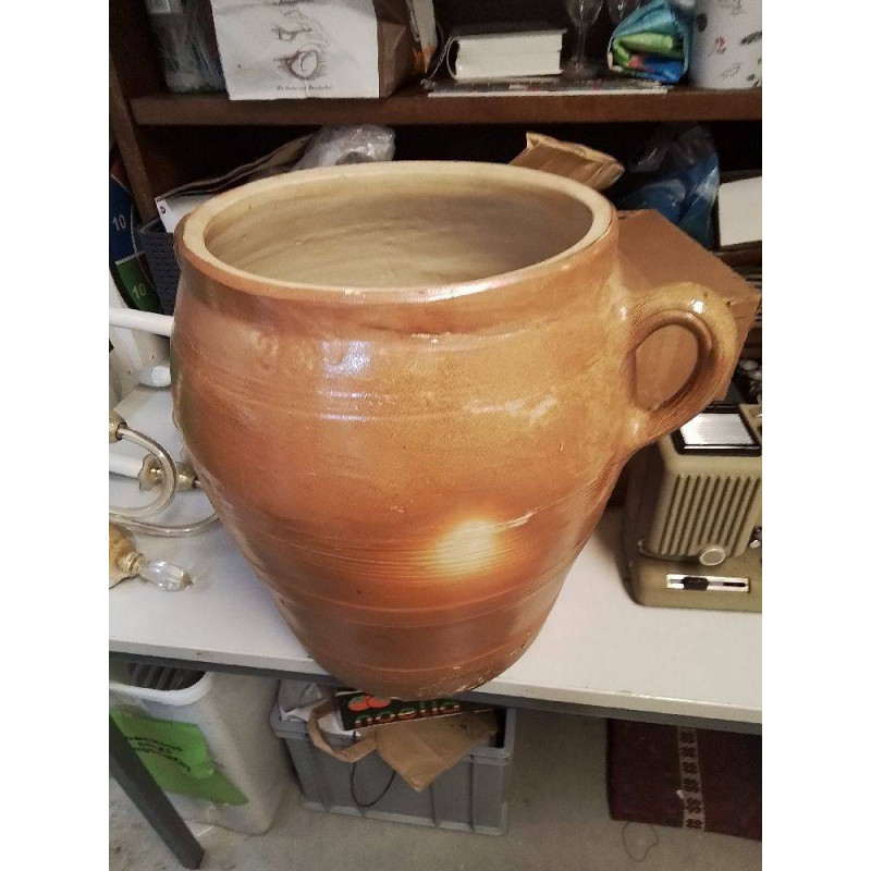 POT GRES BRUN GRAND MODELE 