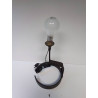 PIED DE LAMPE FER FORGE