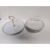 SERVICE A FROMAGE  PORCELAINE FRANCE