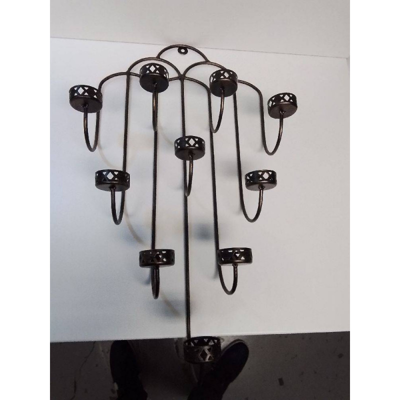 BOUGEOIR MURAL METAL 