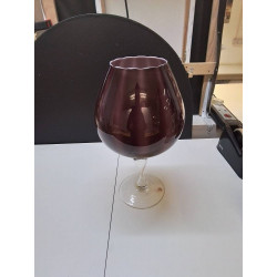 GRAND VERRE ANNEE 1960 MAUVE 