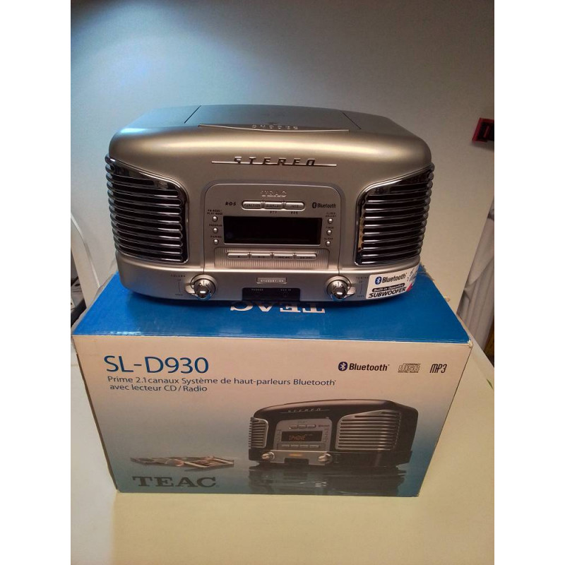 TEAC SL D930 RADIO REVEIL CD USB BLUETOOTH (PRODUIT NEUF)