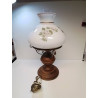 LAMPE A POSER STYLE QUINQUET EN BOIS
