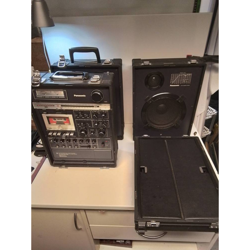 CHAINE HIFI TRANSPORTABLE VINTAGE PANASONIC RX-A2