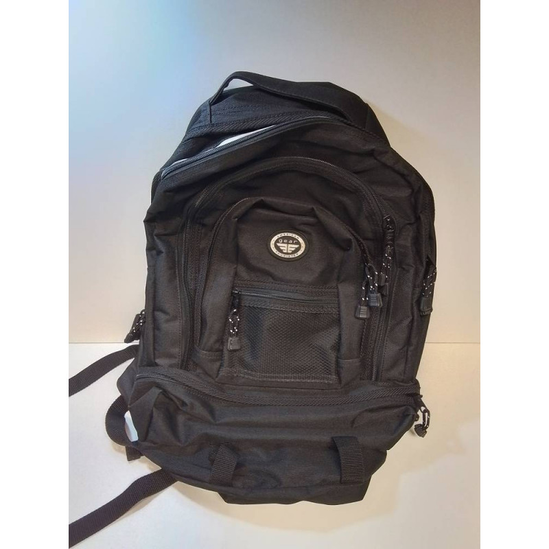 SAC A DOS TISSU NOIR GEAR