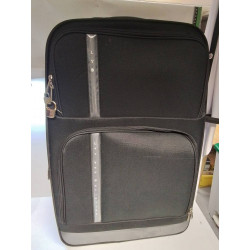 VALISE LYS TISSU NOIR
