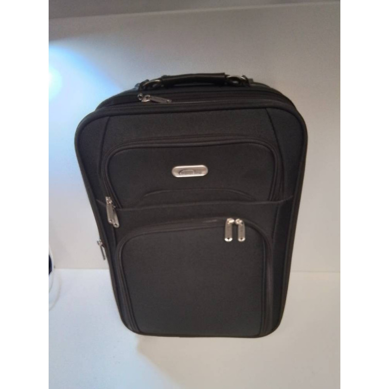 VALISE NOIRE TRAVEL LINE PETIT MODÈLE 