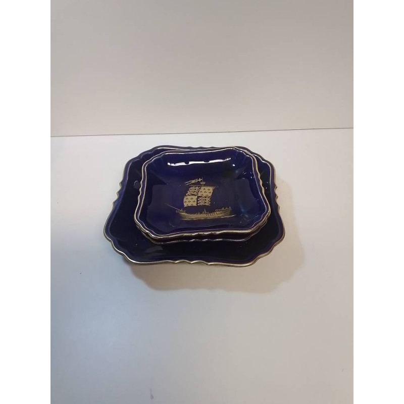 LOT DE COUPELLES GIEN BLEU *