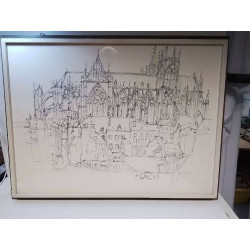 DESSIN CATHÉDRALE DE METZ...