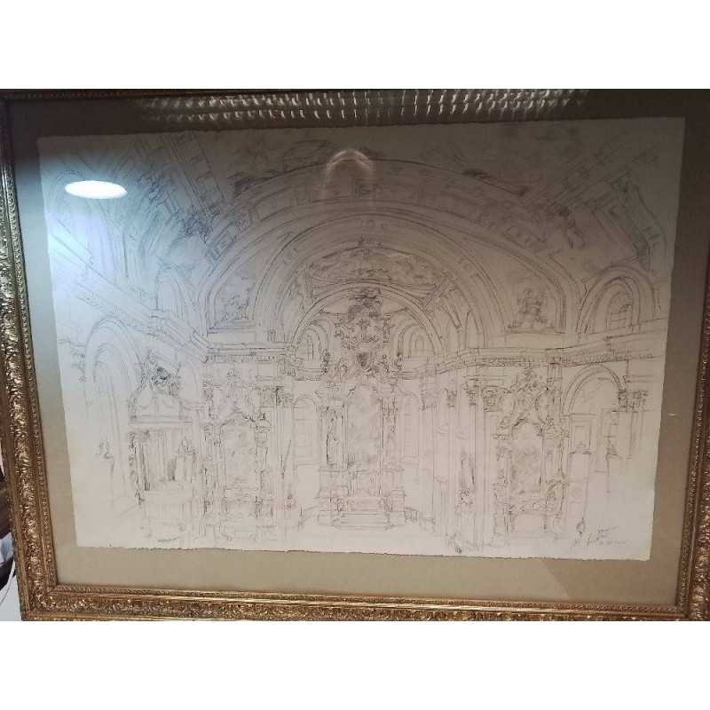 DESSIN MARIE JEANNE JUNG MOLITOR 1977